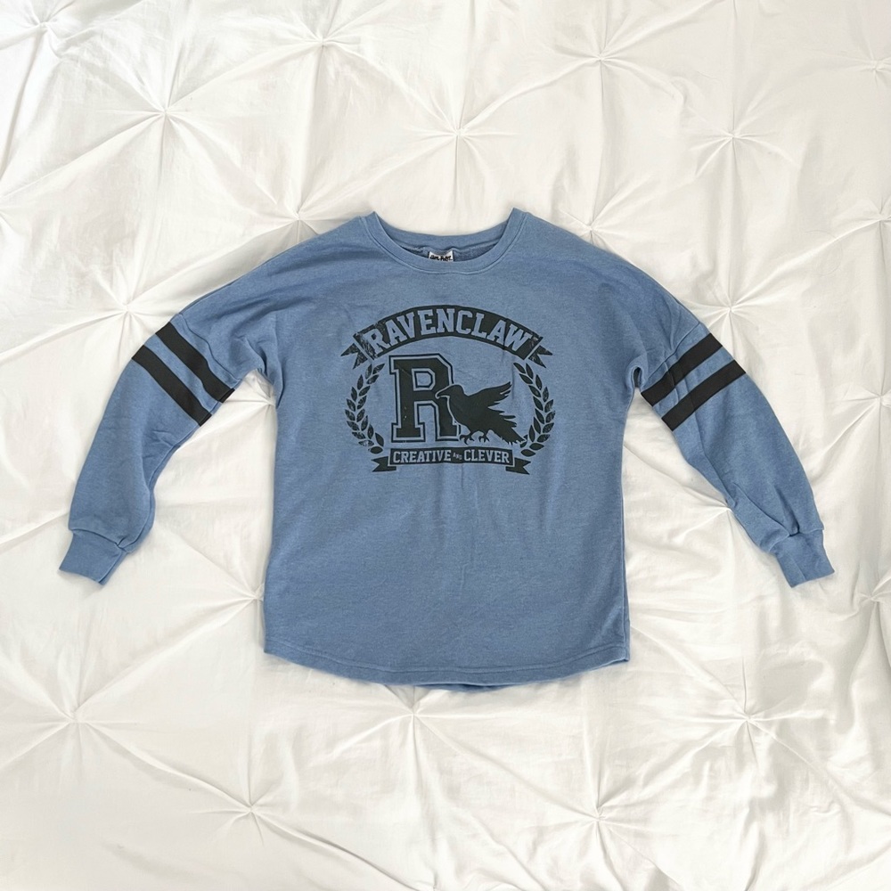 Harry Potter ravenclaw spirit jersey sweatshirt womens blue box lunch